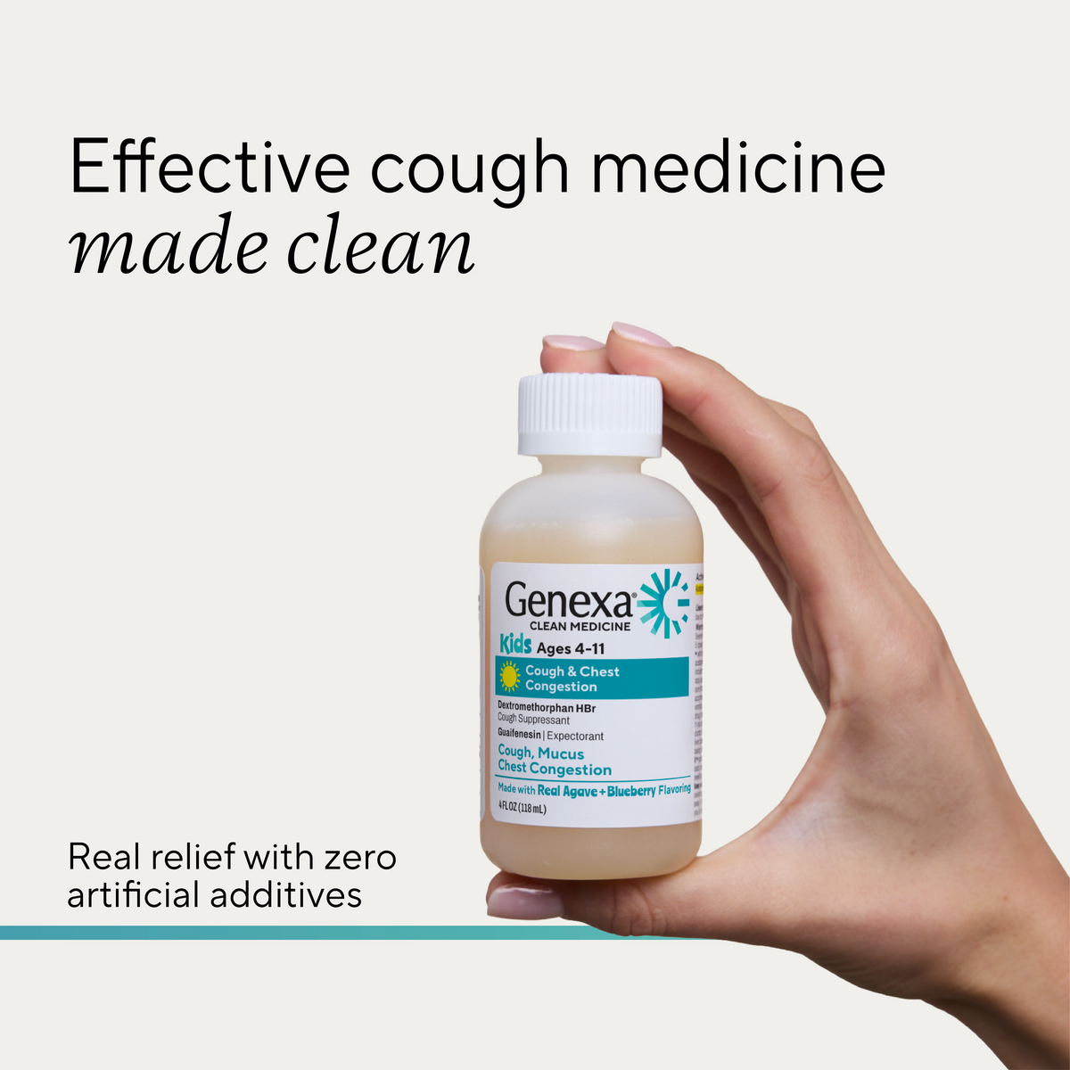 体感レモンミント# h4CBH HHBD CPX CNP CRDP CRDH Kids' Cough & Chest Congestion Oral Suspension – Genexa