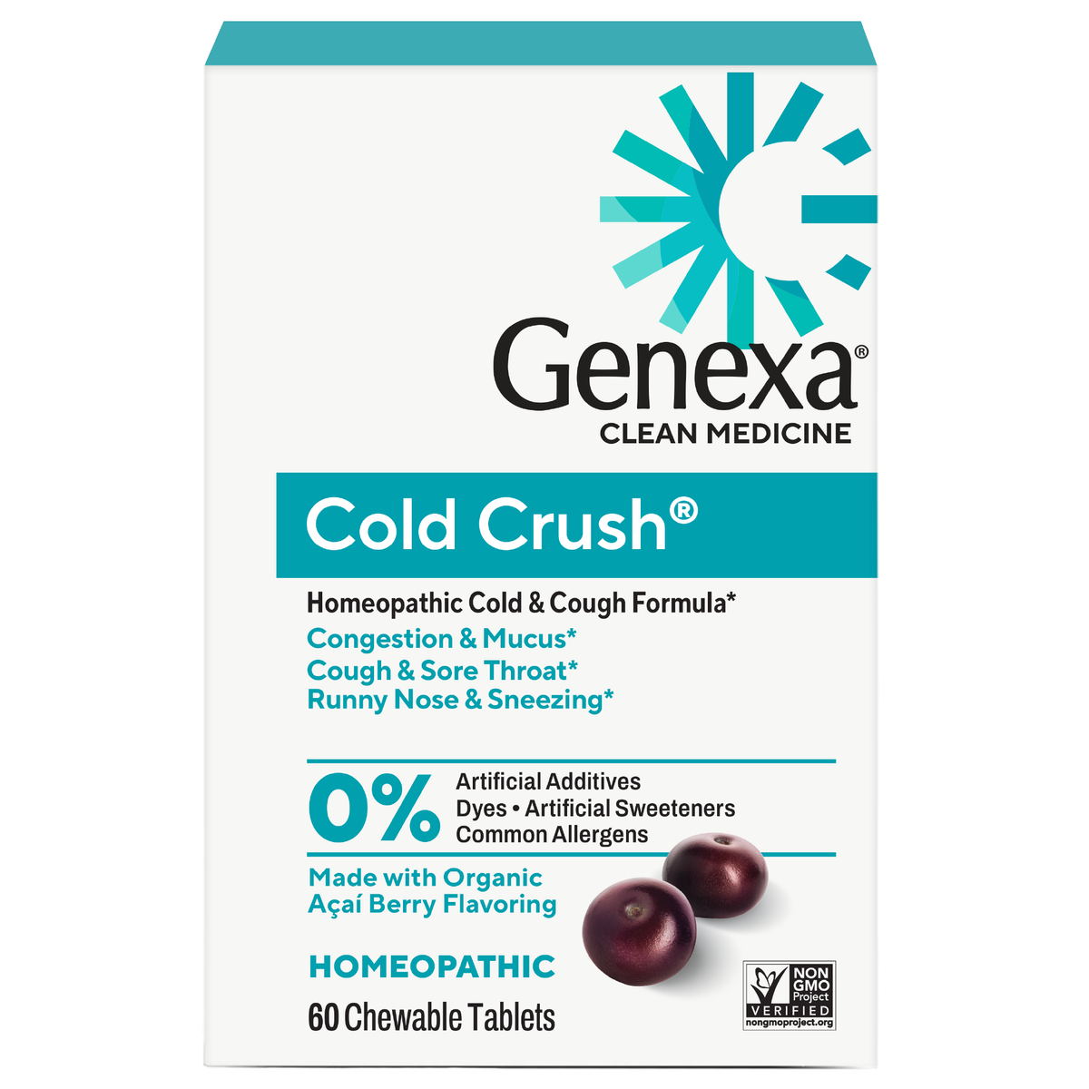 黒夢「Drug TReatment 2026」「CORKCSREW 2026」 Cold Crush® Tablets for Cold and Cough - Clean Multi-Symptom
