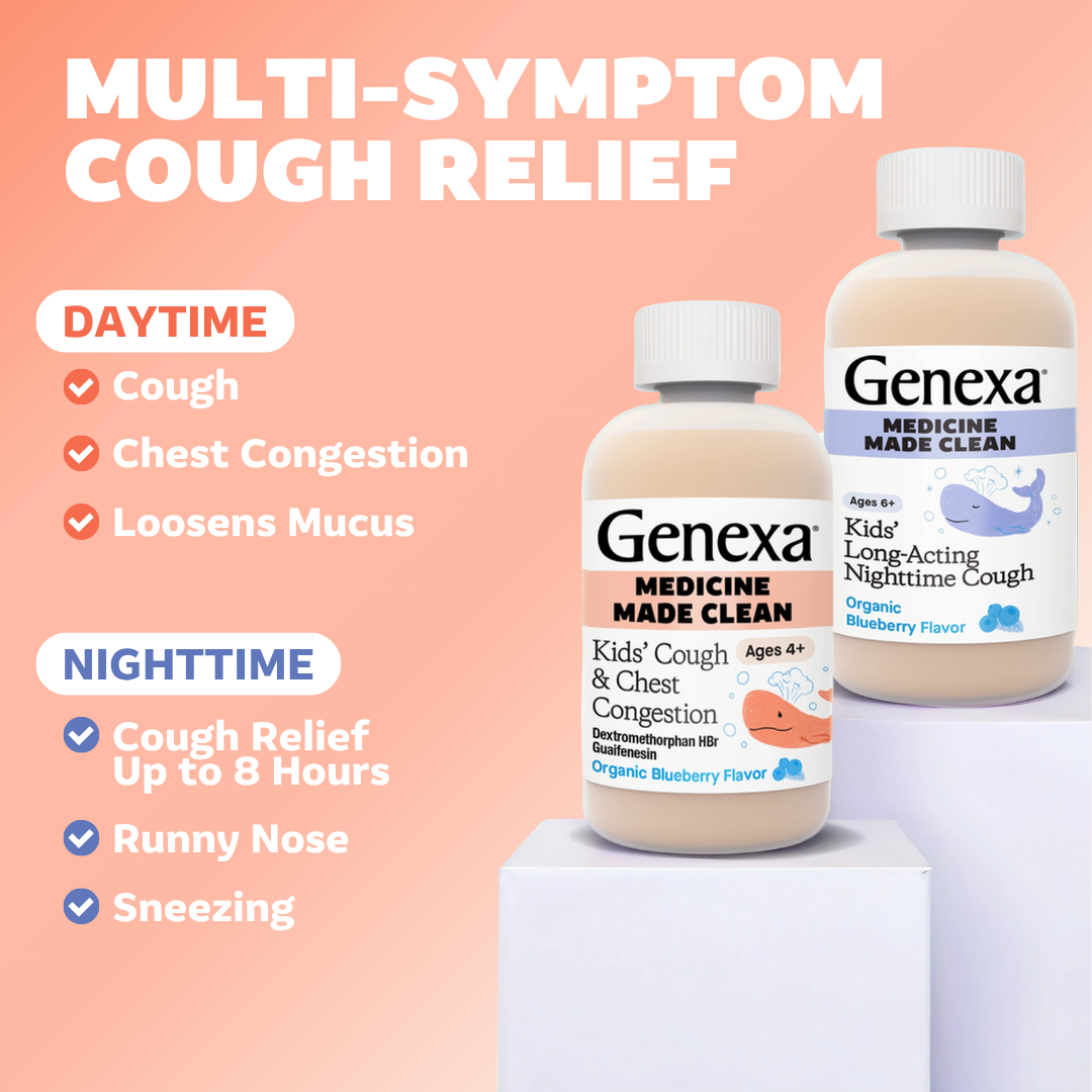 Kids' Cough, Pain & Fever Relief 4-Pack Bundle – Genexa