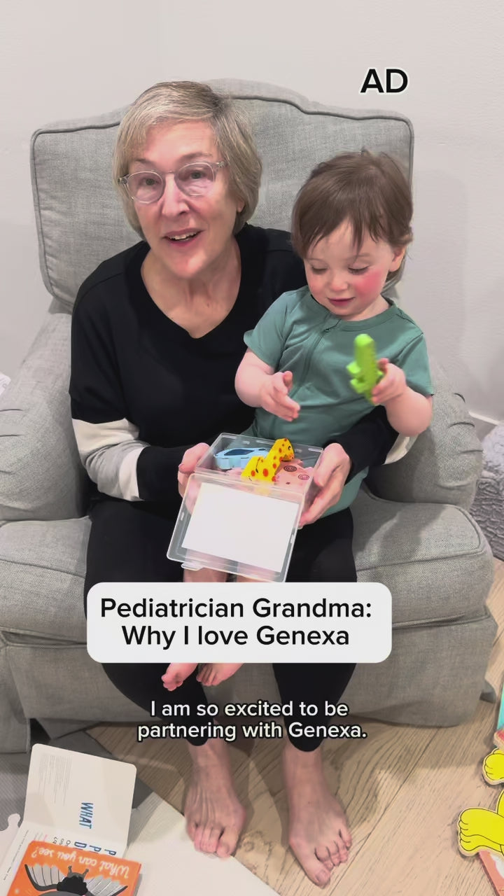 Grandmother and Pediatrician @AskBubbie explaining why she loves Genexa for her grandson 